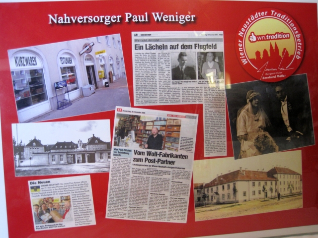 Auszeichung Wiener Neustdter Traditionsbetrieb