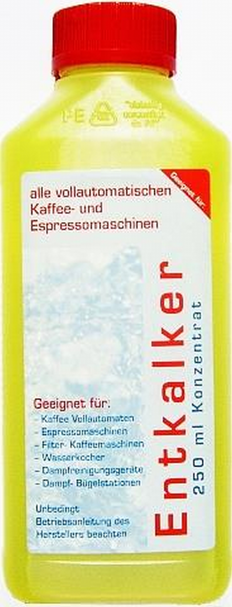 Entkalker für Kaffeemaschinen 250ml auf Zitronensäure - Basis