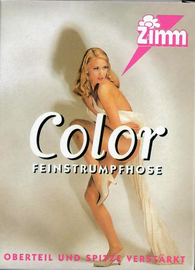 Feinstrumpfhose Damen "Color" 1-2 (36-42) schwarz