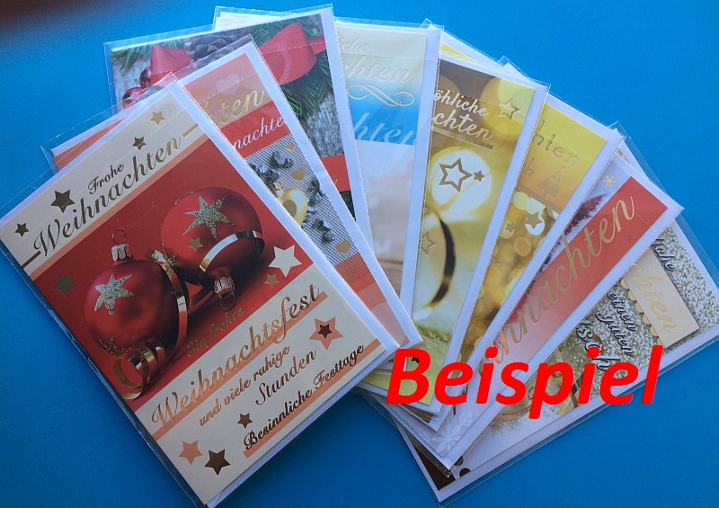 Billett weihnachtlich (VPE=1 Karte)