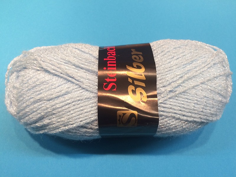 Wolle Silber Babi 50g Farbe 057 (hellblau)