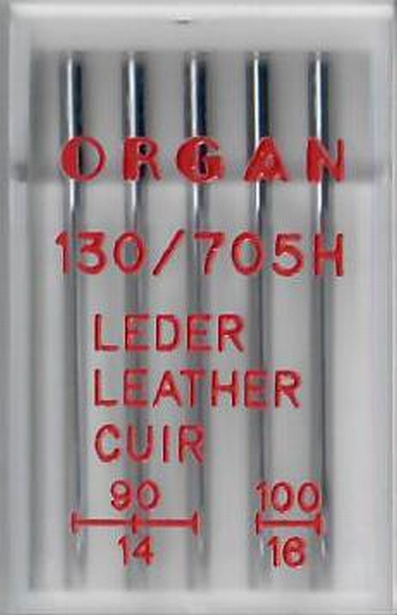 ORGAN Maschinnadel Leder 90-100 (VPE=5 Stk Nadel)