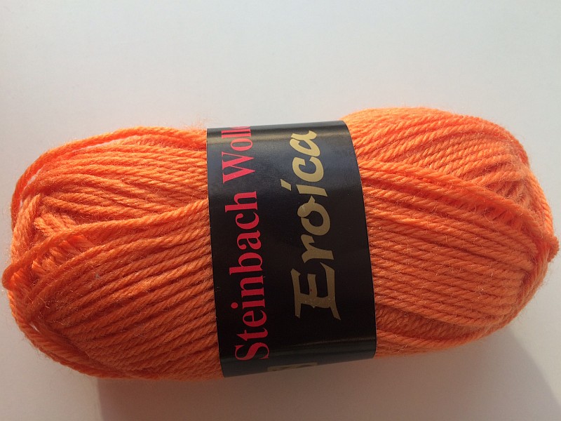 Wolle Eroica 50g Farbe 072 (orange)