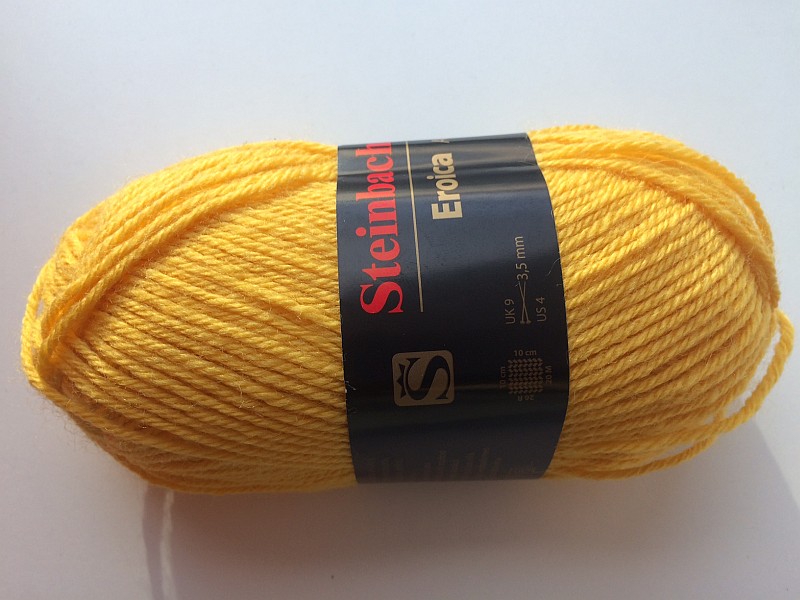 Wolle Eroica 50g Farbe 060 (gelb/sonne)