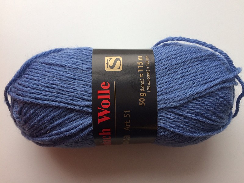 Wolle Eroica 50g Farbe 032 (lavendel-blau)