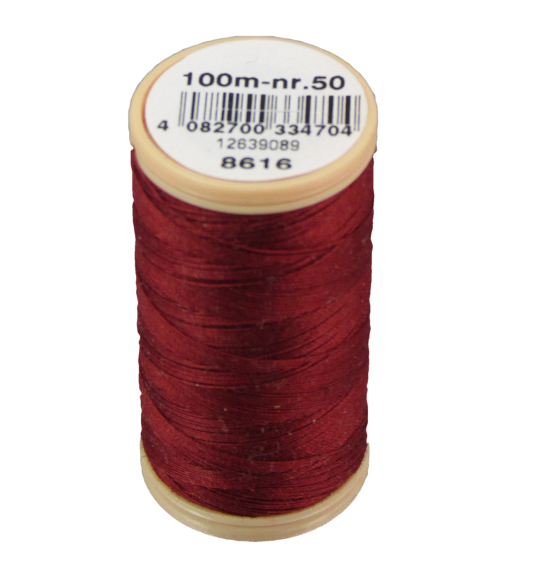 Nähfaden COATS Cotton merc. 50/100m Farbe 8616