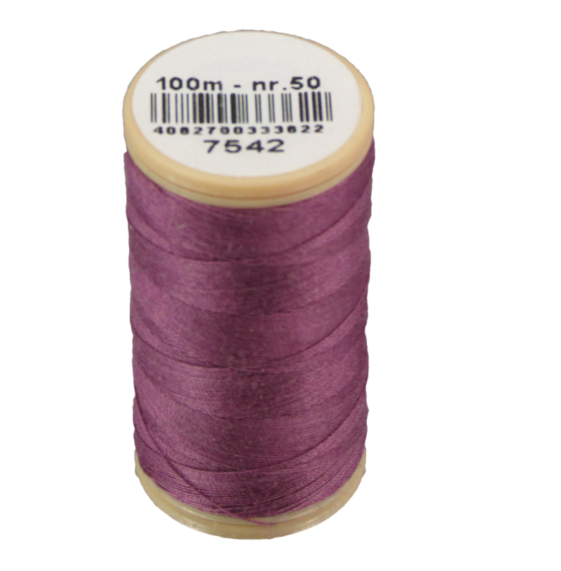 Nähfaden COATS Cotton merc. 50/100m Farbe 7542