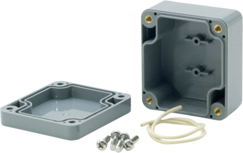RND 455-00206 Kunststoffgehäuse 58 x 64 x 35 mm dunkelgrau ABS I