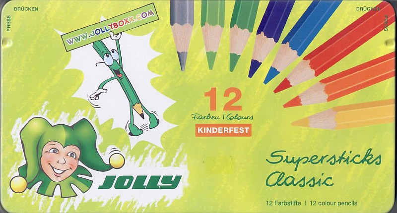 Buntstifte Jolly 12 Farben Supersticks Classic