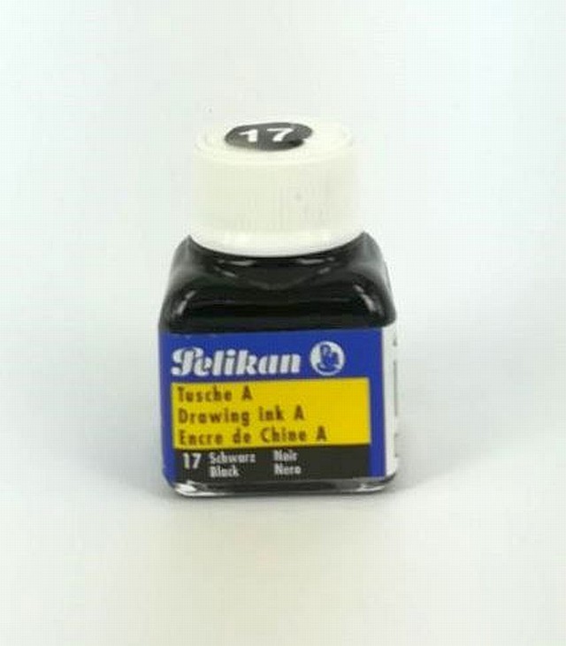 Tusche Pelikan 10ml Farbe 17 schwarz 201665