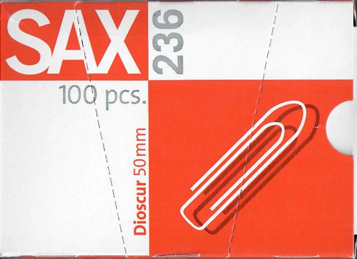 Büroklammern 50mm 100 Stk. SAX