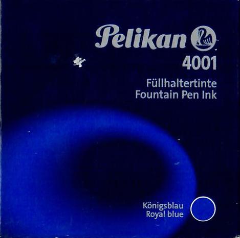 Füllerhaltertinte Pelikan 4001 - 30ML - königsblau