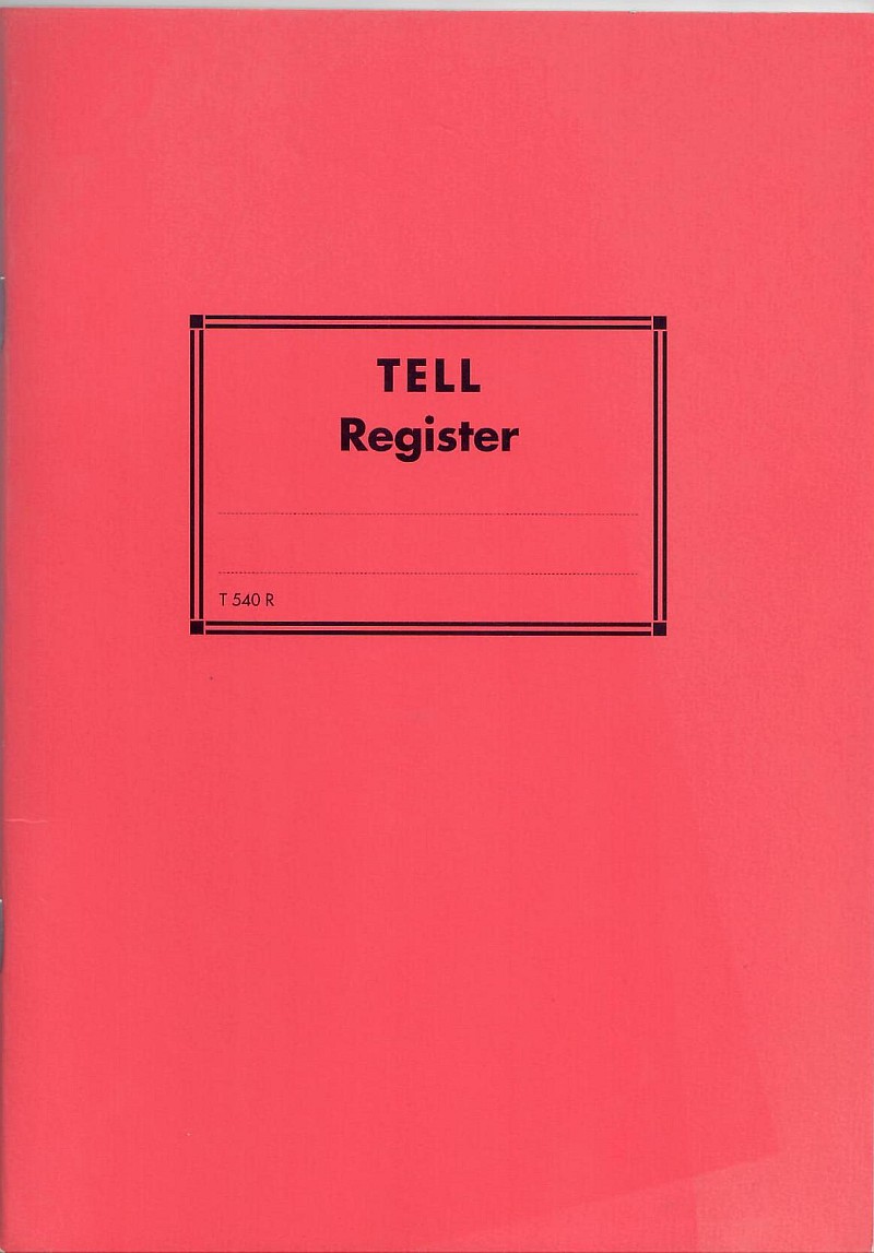 TELL Register A5 A-Z (Indexheft) (608678)
