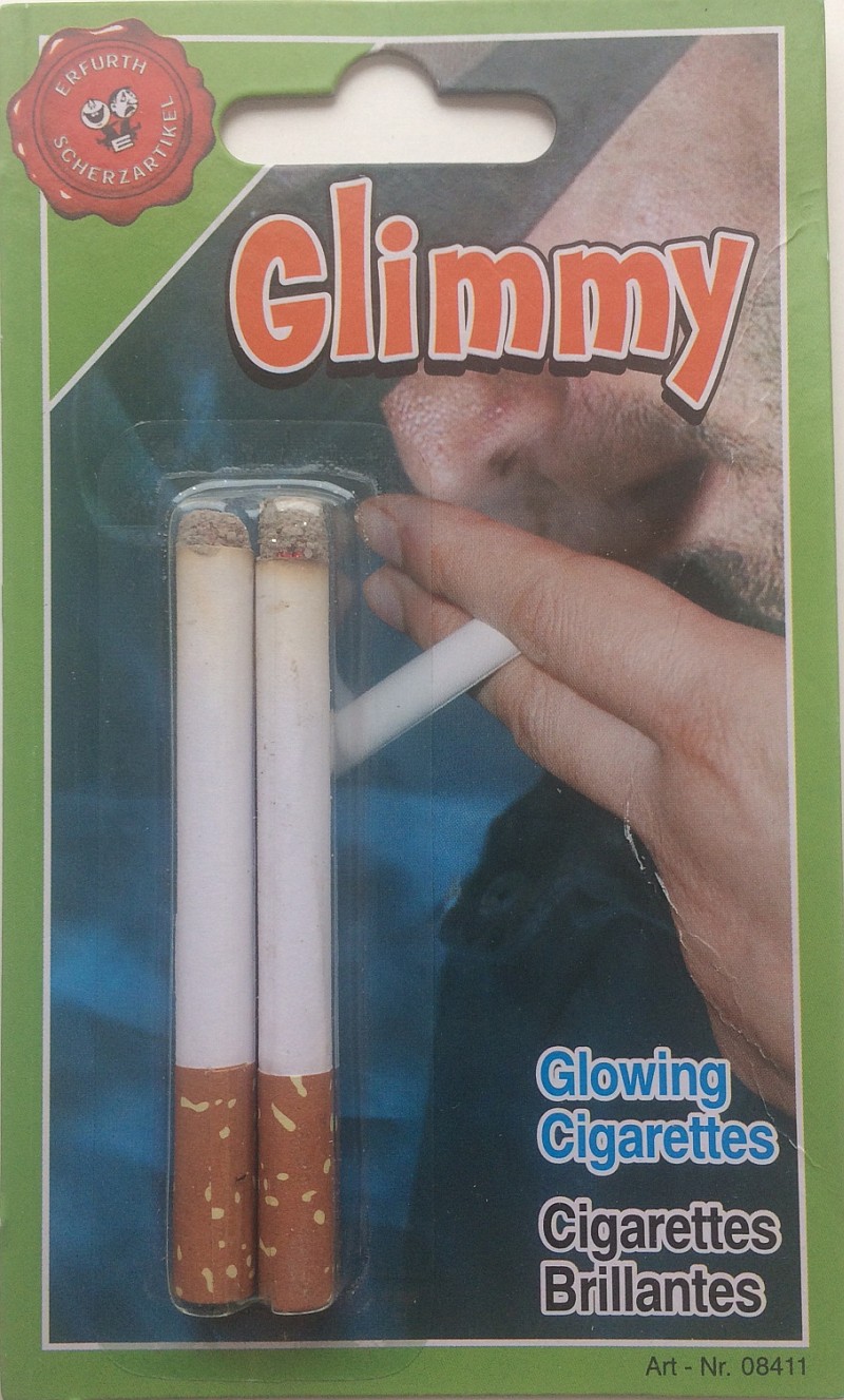 Scherzartikel Glimmende Zigaretten