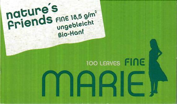 Marie Fine natur 100 Blättchen