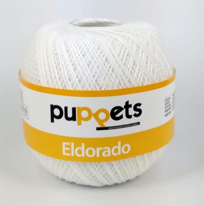 Häkelgarn ELDORADO Puppets 10/1 4576/10 100%Bw. 100g Farbe 7001