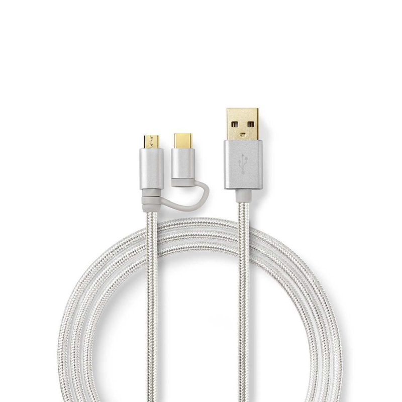 CCTB60610AL10 2 in 1-Kabel | USB 2.0 | USB-A Stecker | USB Micro