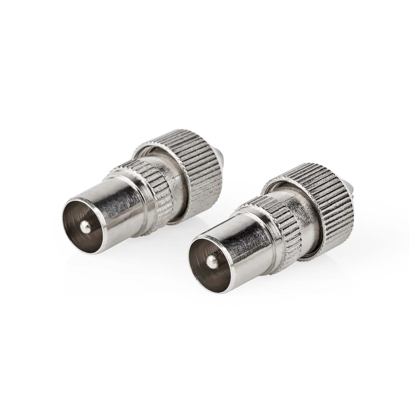 CSGP40902ME IEC (Coax) Stecker | Gerade | Stecker | Vernickelt |