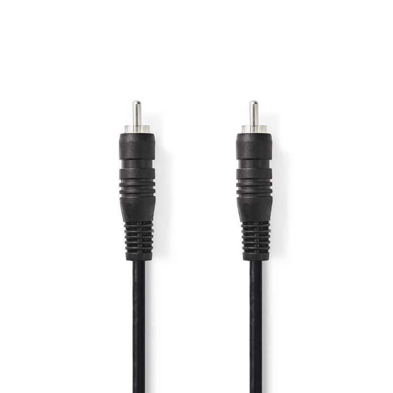 CAGP24170BK10 Digital-Audio-Kabel | RCA | RCA | Vernickelt | 1.0