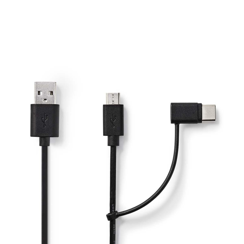 CCGB60610BK10 2 in 1-Kabel | USB 2.0 | USB-A Stecker | USB Micro