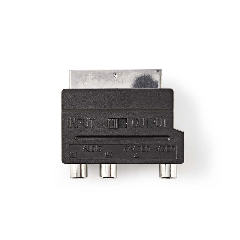 CVGB31902BK SCART-Adapter | SCART Stecker | S-Video Female / 3x