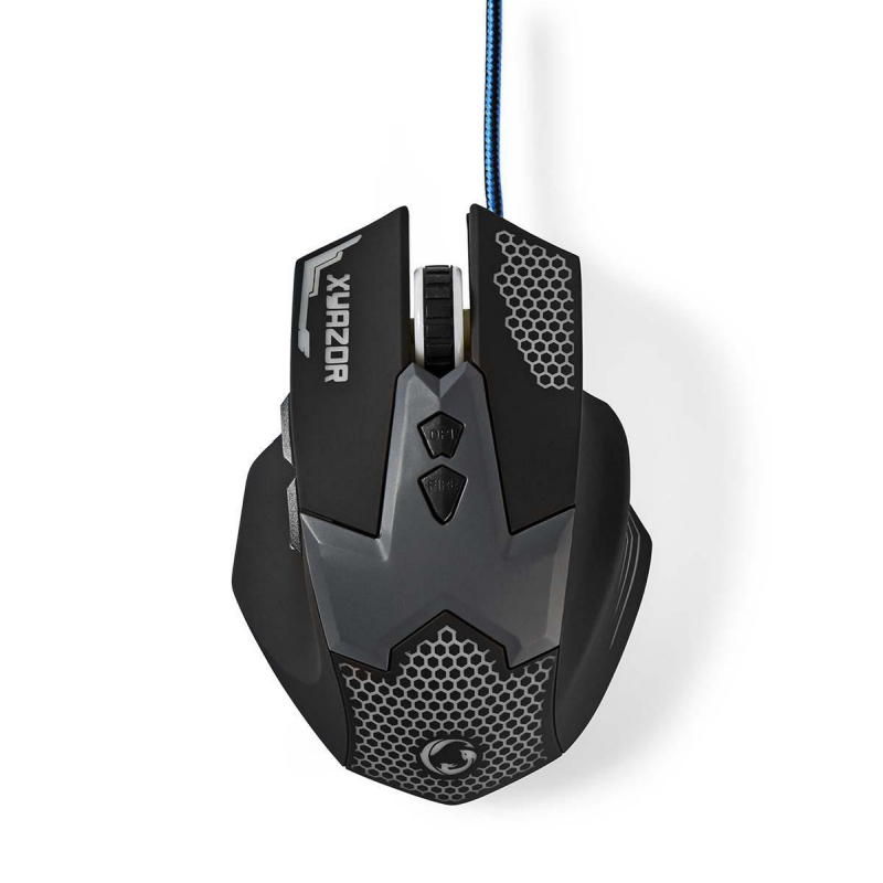 GMWD200BK Gaming Mouse | Verdrahtet | DPI: 800 / 1200 / 1600 / 2