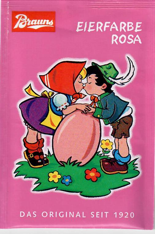 Eierfarbe rosa