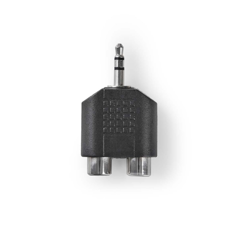 CAGB22940BK Stereo-Audio-Adapter | 3.5 mm Stecker | 2x Cinch Buc