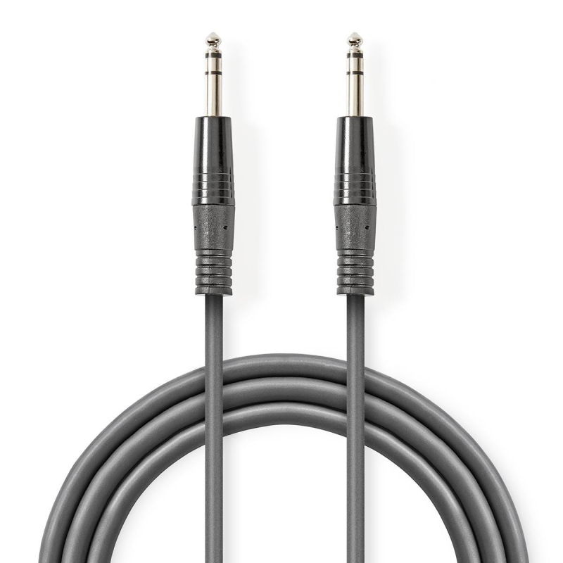 COTH23020GY15 Stereo-Audiokabel | 6.35 mm Stecker | 6.35 mm Stec