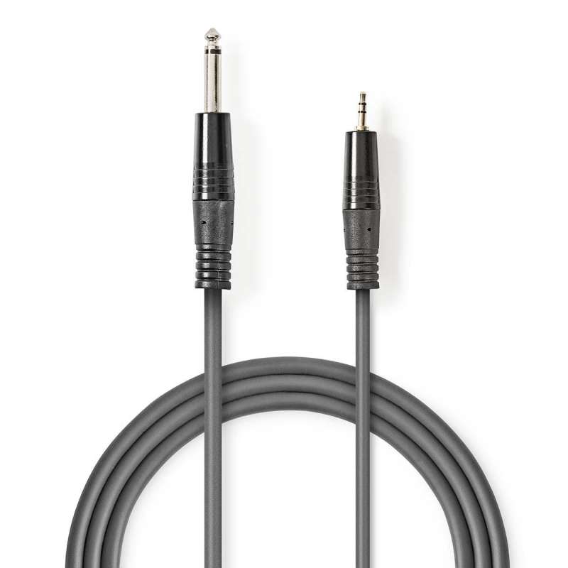 COTH23205GY15 Stereo-Audiokabel | 6.35 mm Stecker | 3.5 mm Steck