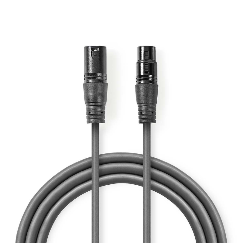 COTH15010GY10 Balanced Audio-Kabel | XLR 3-Pin Stecker | XLR 3-P