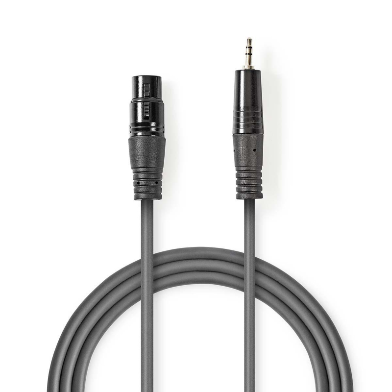 COTH15300GY15 Balanced Audio-Kabel | XLR 3-Pin Stecker | 3.5 mm