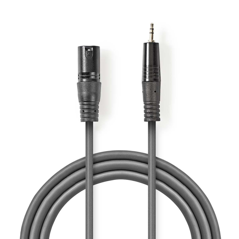 COTH15300GY30 Balanced Audio-Kabel | XLR 3-Pin Stecker | 3.5 mm