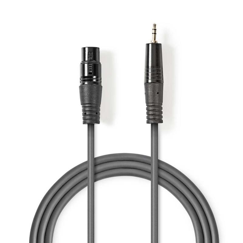 COTH15320GY10 Balanced Audio-Kabel | XLR 3-Pin Buchse | 3.5 mm S