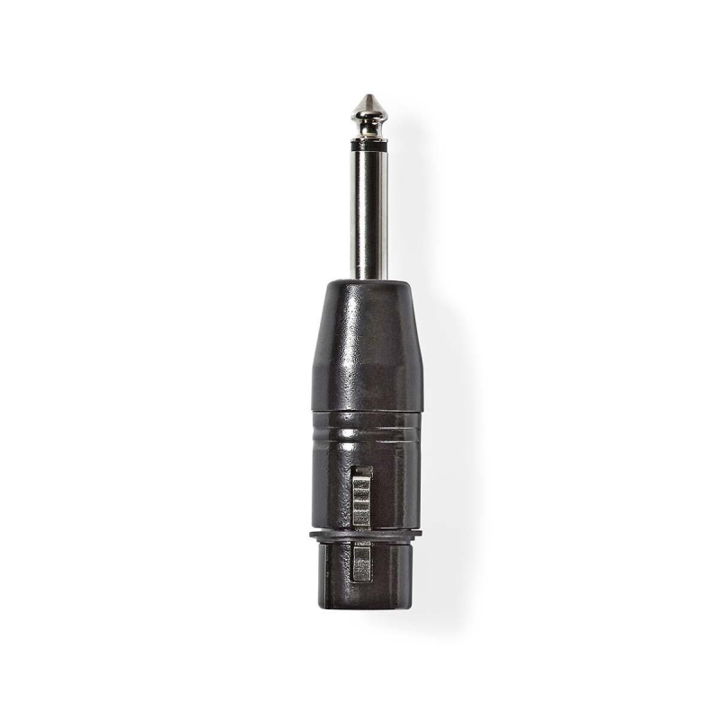 COTP15940BK XLR Adapter | XLR 3-Pin Buchse | 6.35 mm Stecker | V