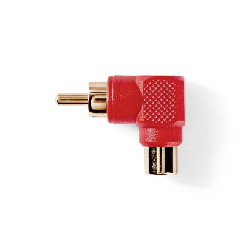 CAGP24920RD Mono-Audio-Adapter | RCA | Cinch Buchse | Vergoldet
