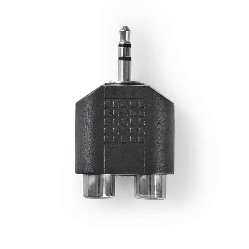 CAGP22940BK Stereo-Audio-Adapter | 3.5 mm Stecker | 2x Cinch Buc