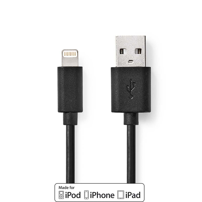 CCGW39300BK20 USB-Kabel | USB 2.0 | Apple Lightning 8-Pin | USB-