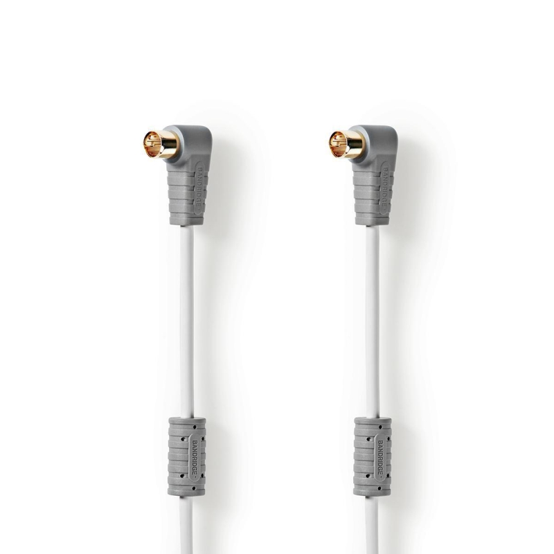 BVL9402 Satellitenkabel | F-Schnellstecker abgewinkelt - F-Schne