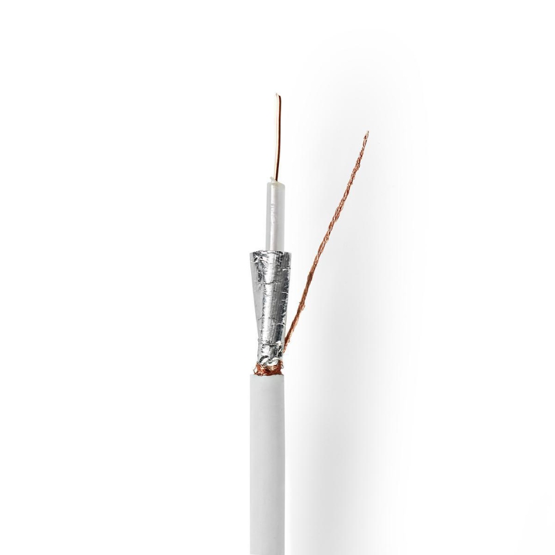 CSBR4030WT1000 Koaxial Kabel | RG59U | 75 Ohm | Doppelt geschirm