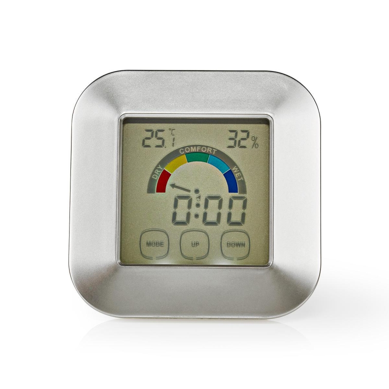 KATR105SI Küchen Thermometer | Silber / Weiss | Kunststoff | Dig