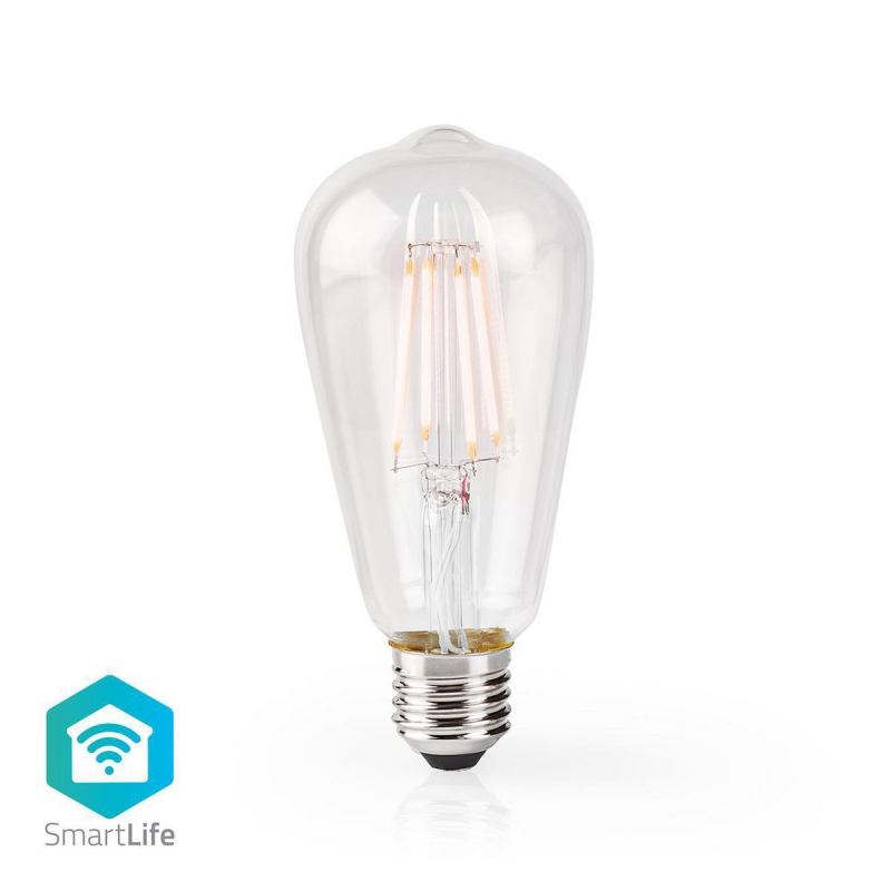 WIFILF10WTST64 SmartLife LED Filament Lampe | Wi-Fi | E27 | 500