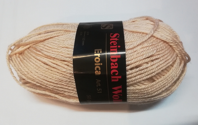 Wolle Eroica 50g Farbe 098 (leinen)
