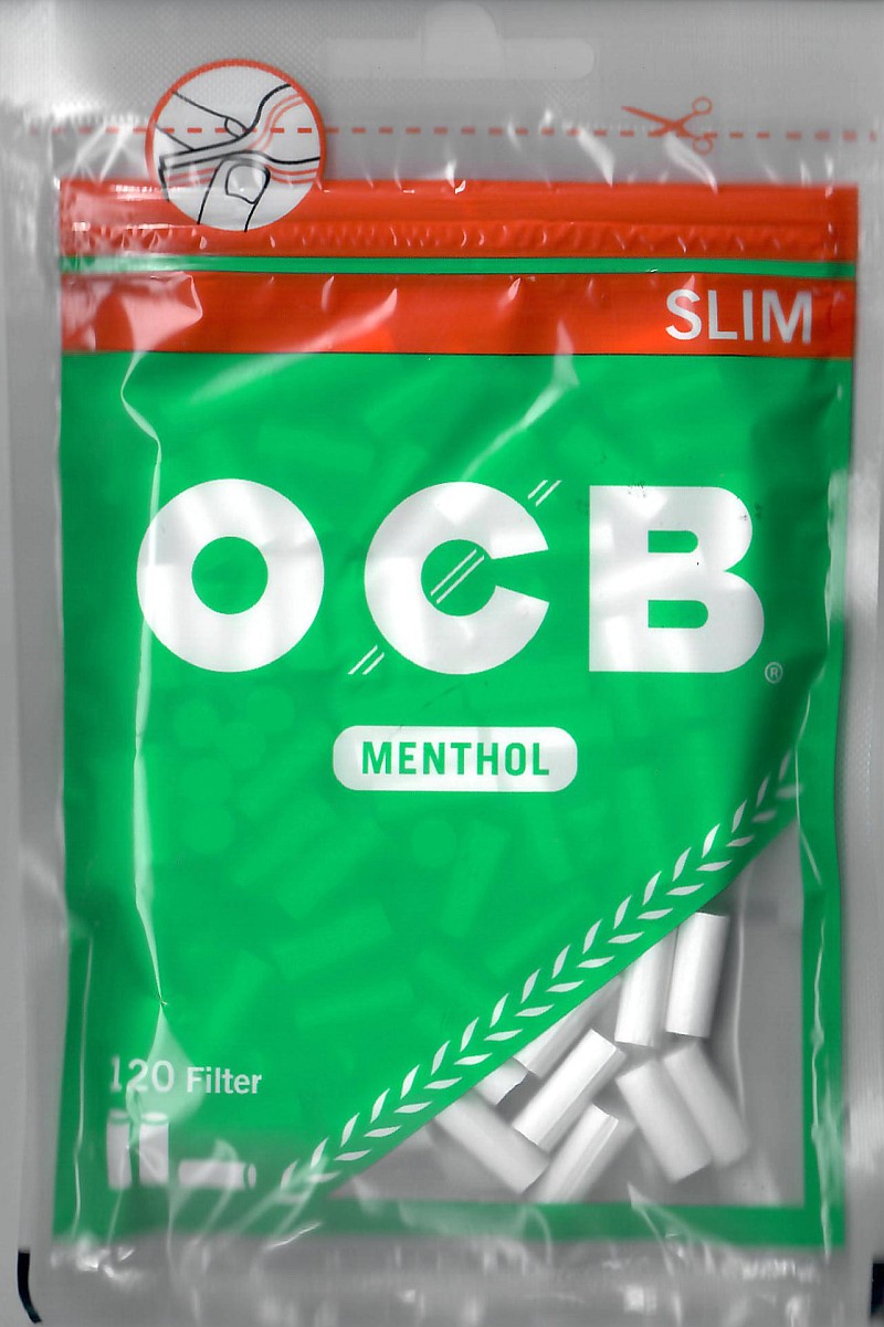 Filter Slimm Menthol OCB 6mm 120Stk