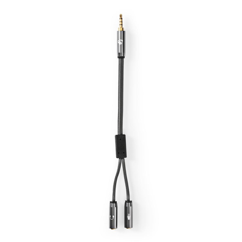 CATB22150GY02 Stereo-Audiokabel | 3.5 mm Stecker | 2x 3.5 mm Buc