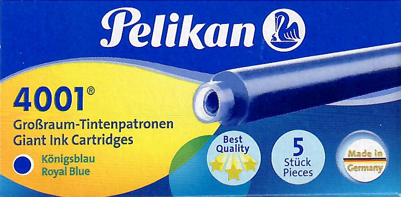 Füllerpatronen (Großraum-Tintenpatronen) Pelikan 4001 GTP/5 - In