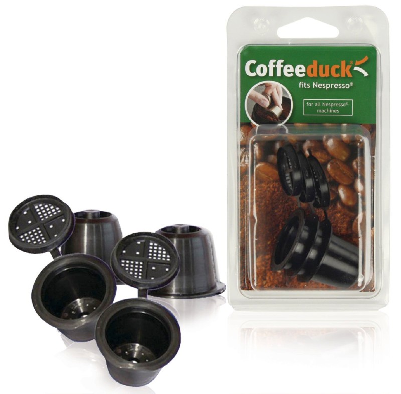 COFFEEDUCK4N Coffeeduck Nespresso-Kaffeemaschine Schwarz