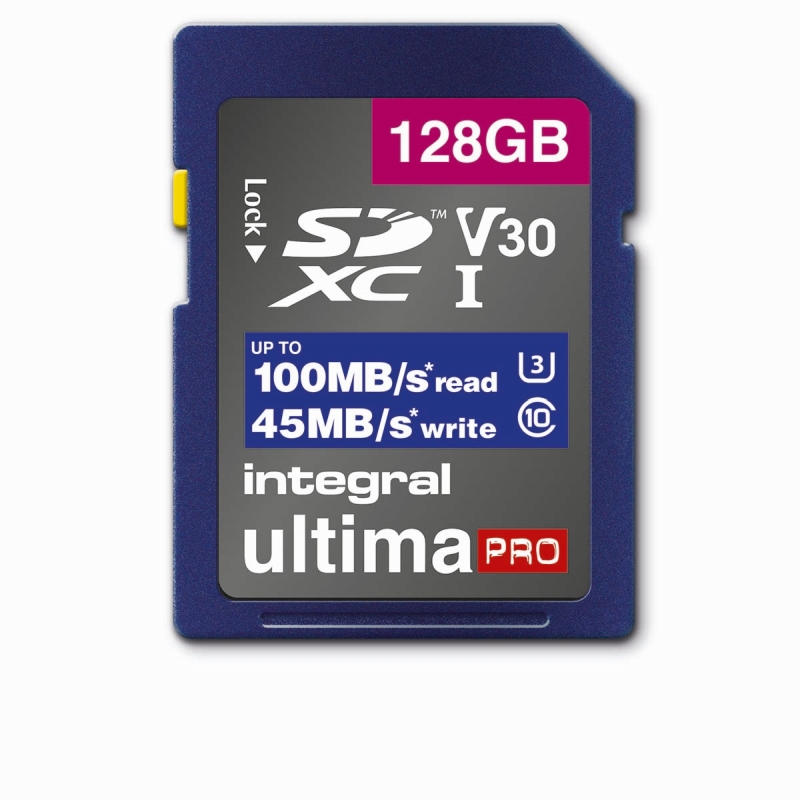 INSDX128G1V30 High Speed SDHC/XC V30 UHS-I U3 128 GB SD memory c