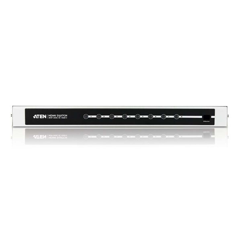 VS0801H-AT-G HDMI-A/V-Switch mit 8 Ports und Infrarot-Fernbedien