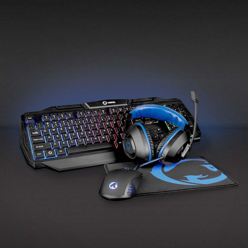 GCK41100BKES Gaming Combo Kit | 4-in-1 | Tastatur, Headset, Maus